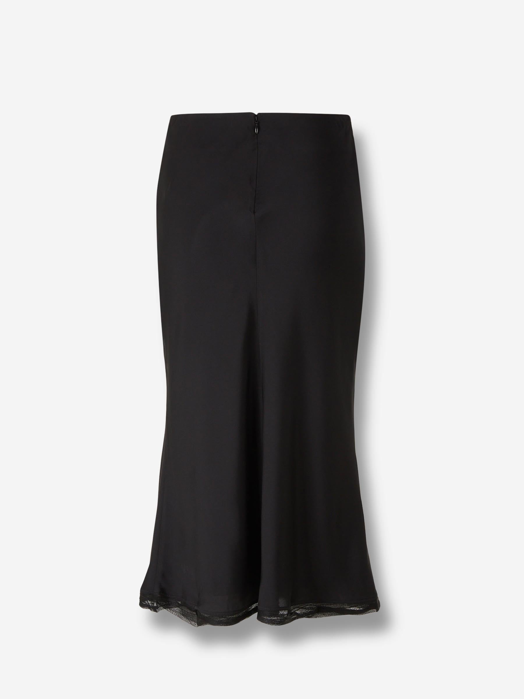 TOTEME Mujer Barcelona Falda Recta Seda color Negro sku 750-001672 01 - Foto 2