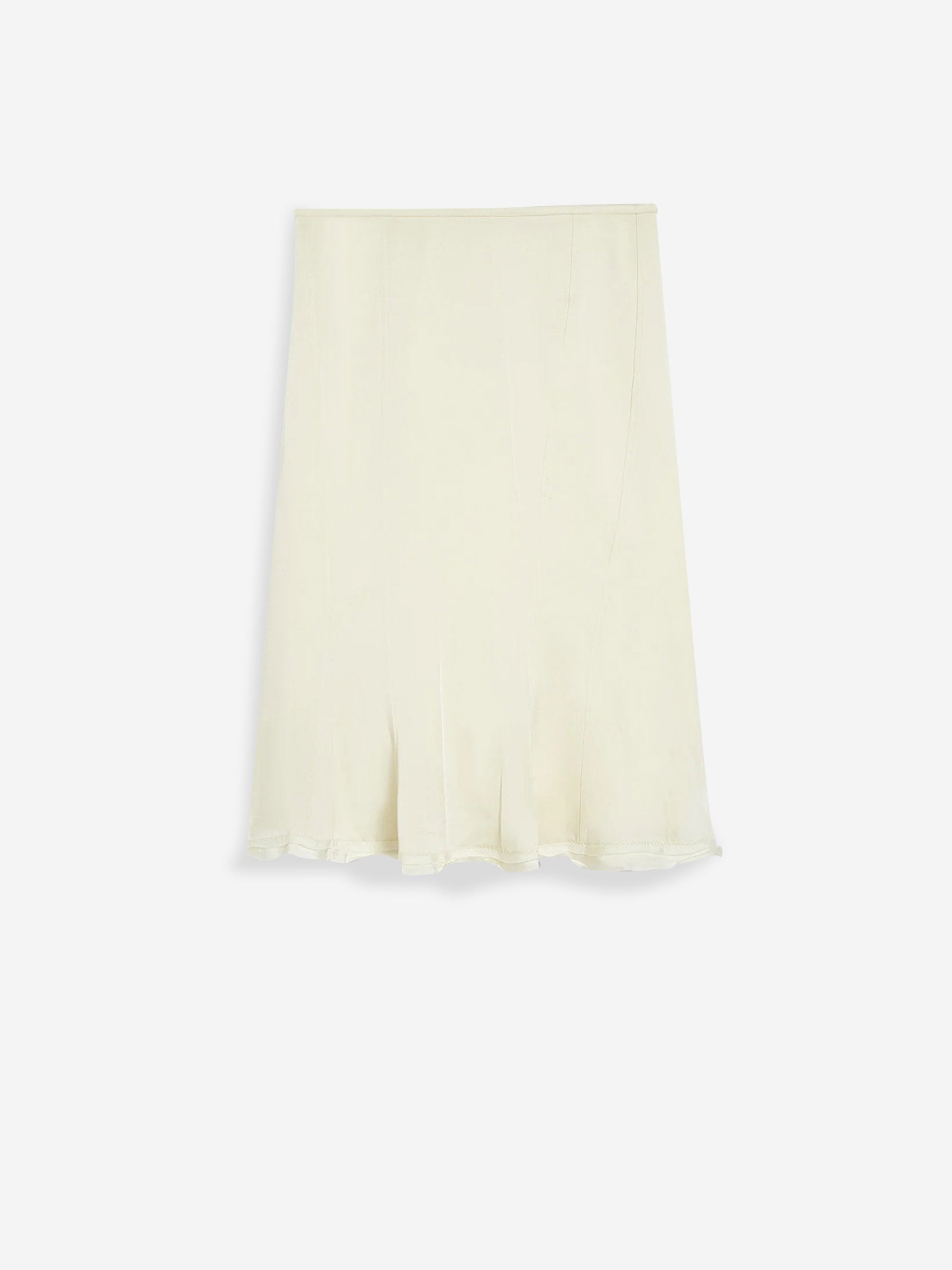 Jil Sander Mujer Barcelona Falda Satén Envers color Crema sku 750-001675 01 - Foto 1