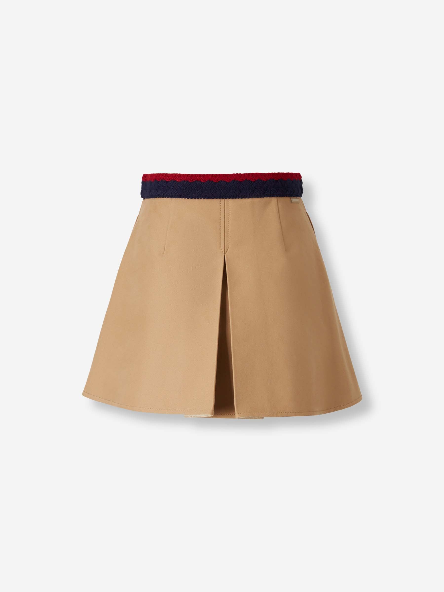 Moncler Mujer Barcelona Falda Mini Plisada color Camel sku 750-001679 01 - Foto 2