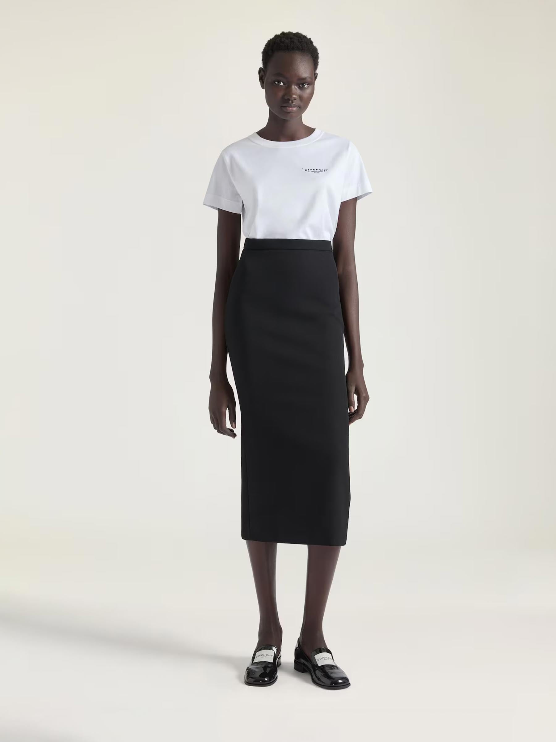 Givenchy Mujer Barcelona Falda Midi Cady color Negro sku 750-001684 01 - Foto 2