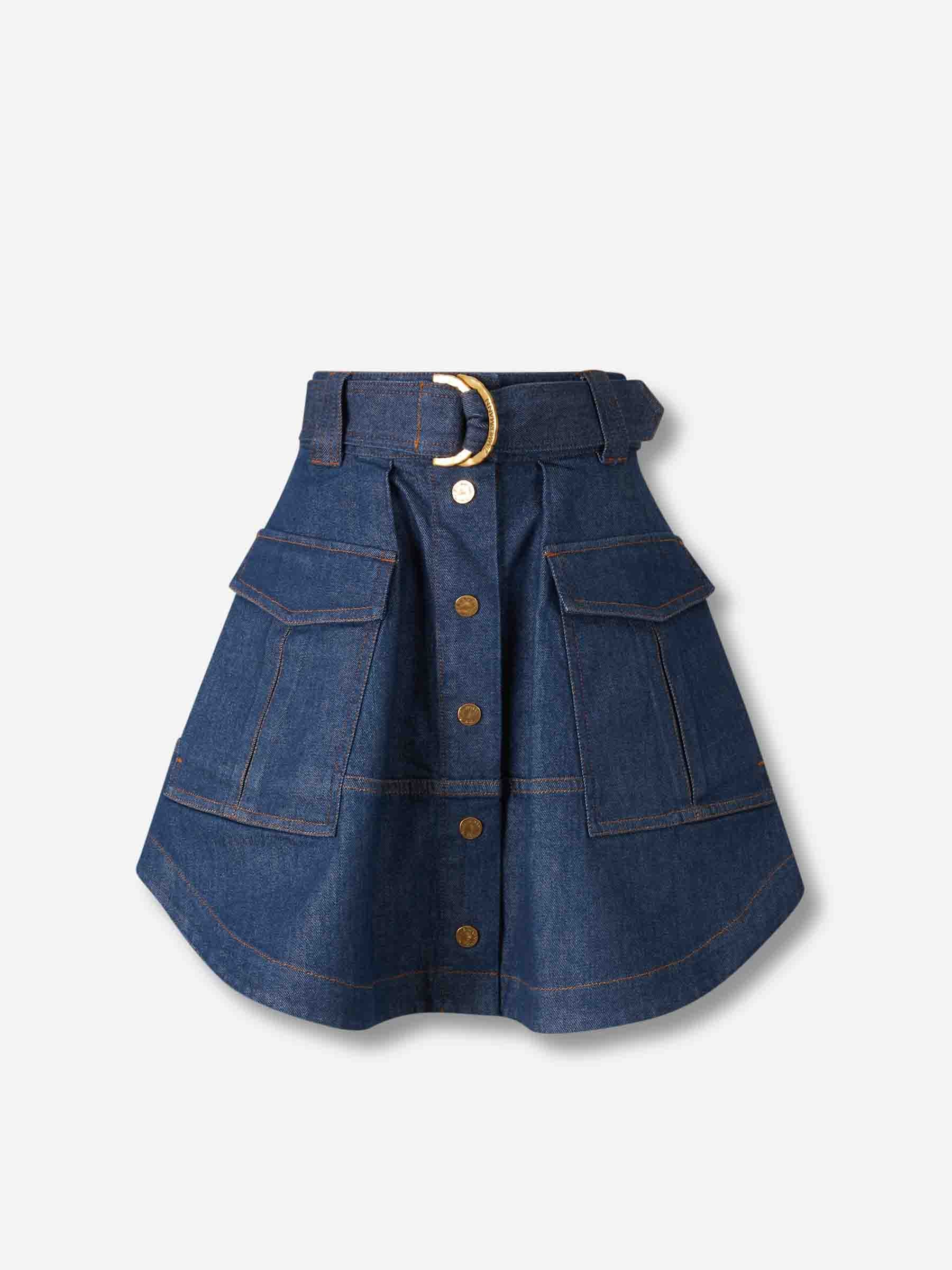 Zimmermann Mujer Barcelona Falda Mini Denim color Azul Denim sku 750-001692 01 - Foto 1