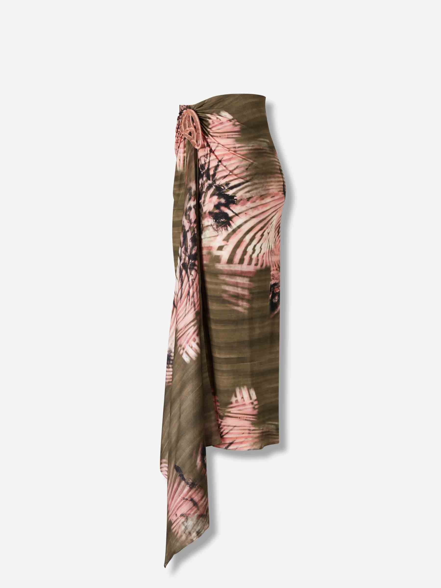 Silvia Tcherassi Mujer Barcelona Falda Midi Adrika color Rosa Palo sku 750-001694 01 - Foto 2