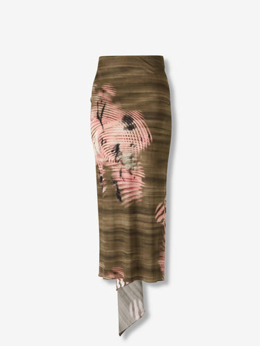 Silvia Tcherassi Mujer Barcelona Falda Midi Adrika color Rosa Palo sku 750-001694 01 - Foto 3