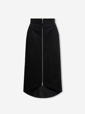 Moncler Genius Edward Enninful Mujer Barcelona Falda Midi Gabardina color Negro sku 750-001695 01 - Foto 1