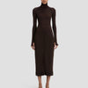Victoria Beckham Mujer Barcelona Falda Midi Punto color Marrón Oscuro sku 750-001697 01 - Foto 1
