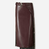 Rabanne Mujer Barcelona Falda Midi Piel color Burdeos sku 750-001700 01 - Foto 1