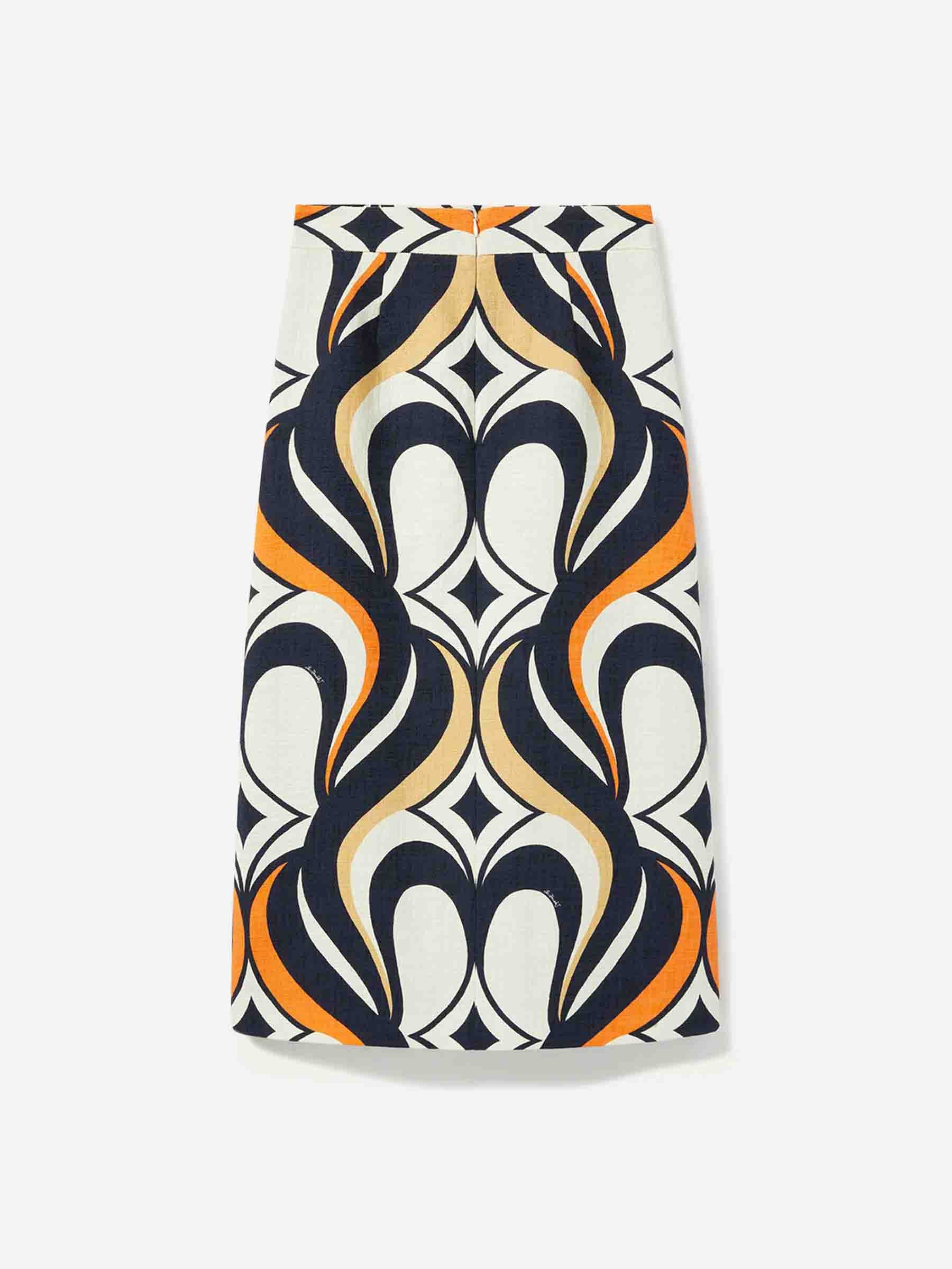 LaDoubleJ Mujer Barcelona Falda Midi Baia color Multicolor sku 750-001705 01 - Foto 1
