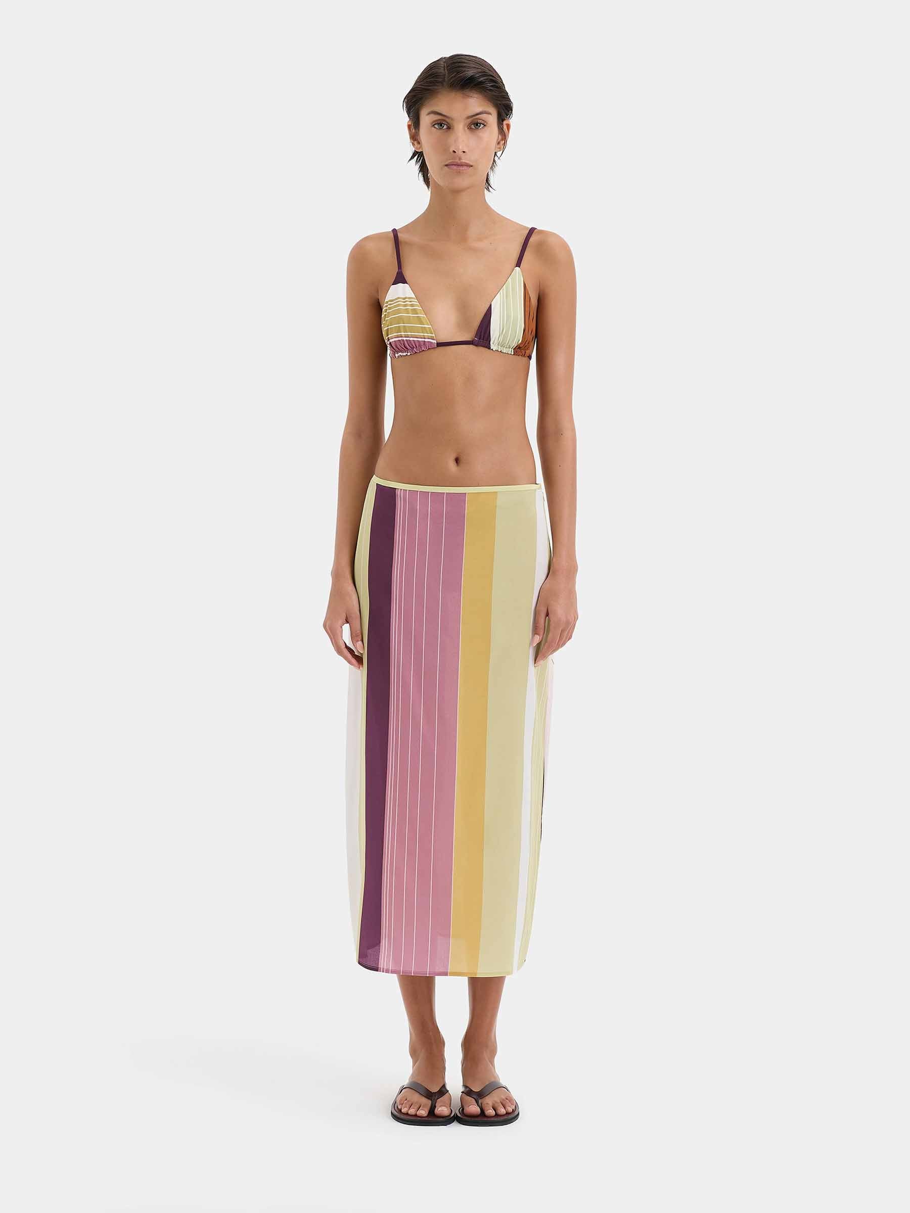 SIR. Mujer Barcelona Falda Midi Fontana color Multicolor sku 750-001706 01 - Foto 2