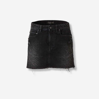 Balenciaga Mujer Barcelona Falda MiniDenim color Negro sku 750-001710 01 - Foto 1