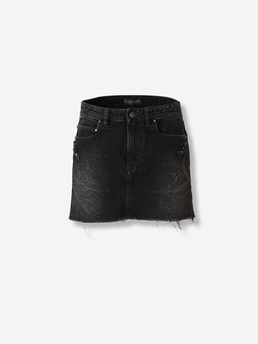 Balenciaga Mujer Barcelona Falda MiniDenim color Negro sku 750-001710 01 - Foto 1