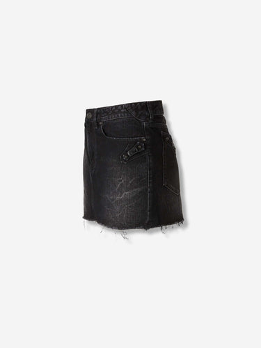Balenciaga Mujer Barcelona Falda MiniDenim color Negro sku 750-001710 01 - Foto 2