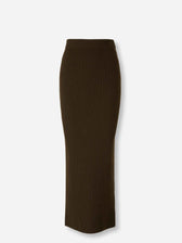 Max Mara Mujer Barcelona Falda Maxi Punto color Verde Militar sku 750-001711 01 - Foto 1