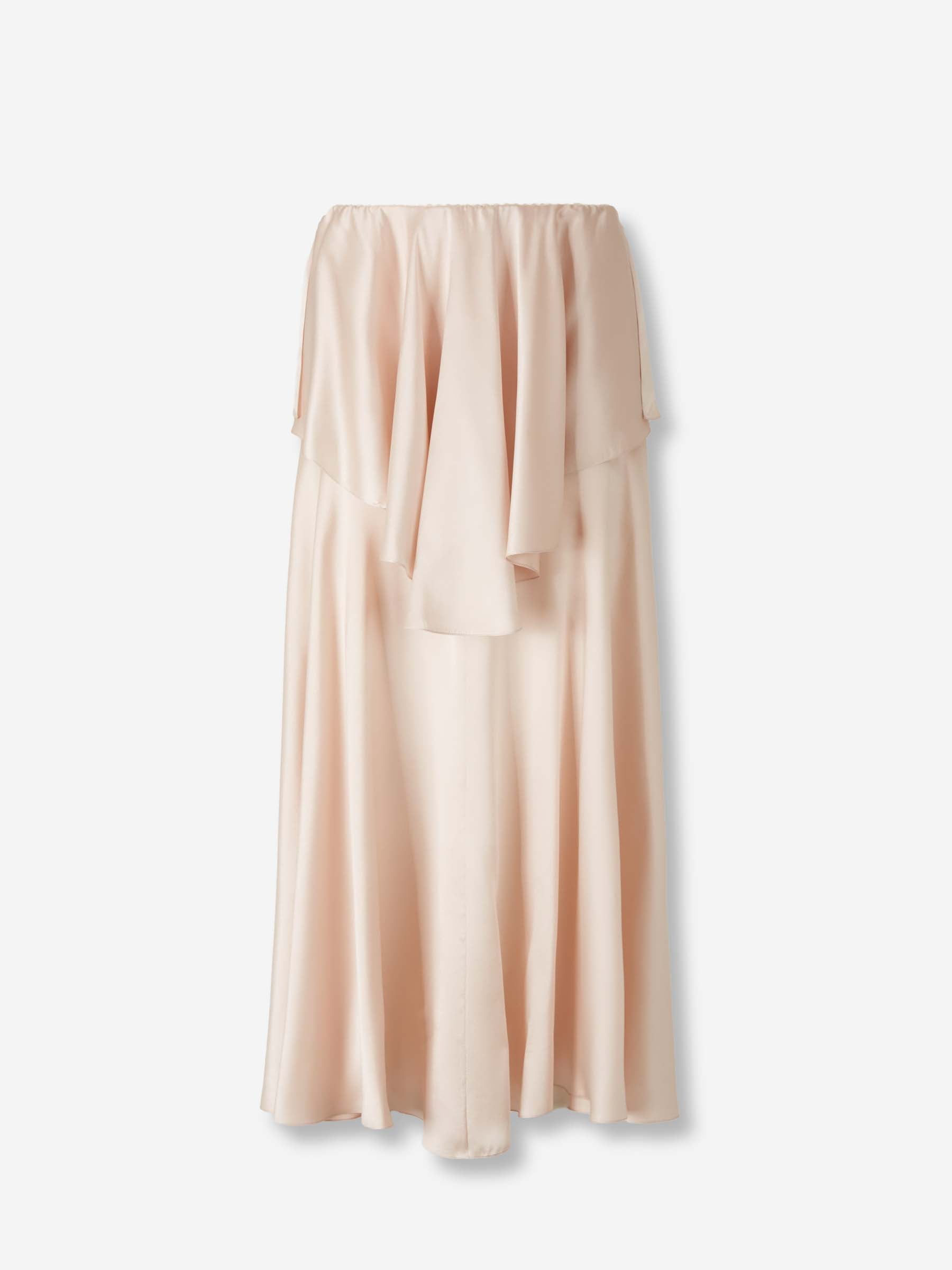 Chloé Mujer Barcelona Falda Midi Fluida color Rosa Palo sku 750-001716 01 - Foto 1