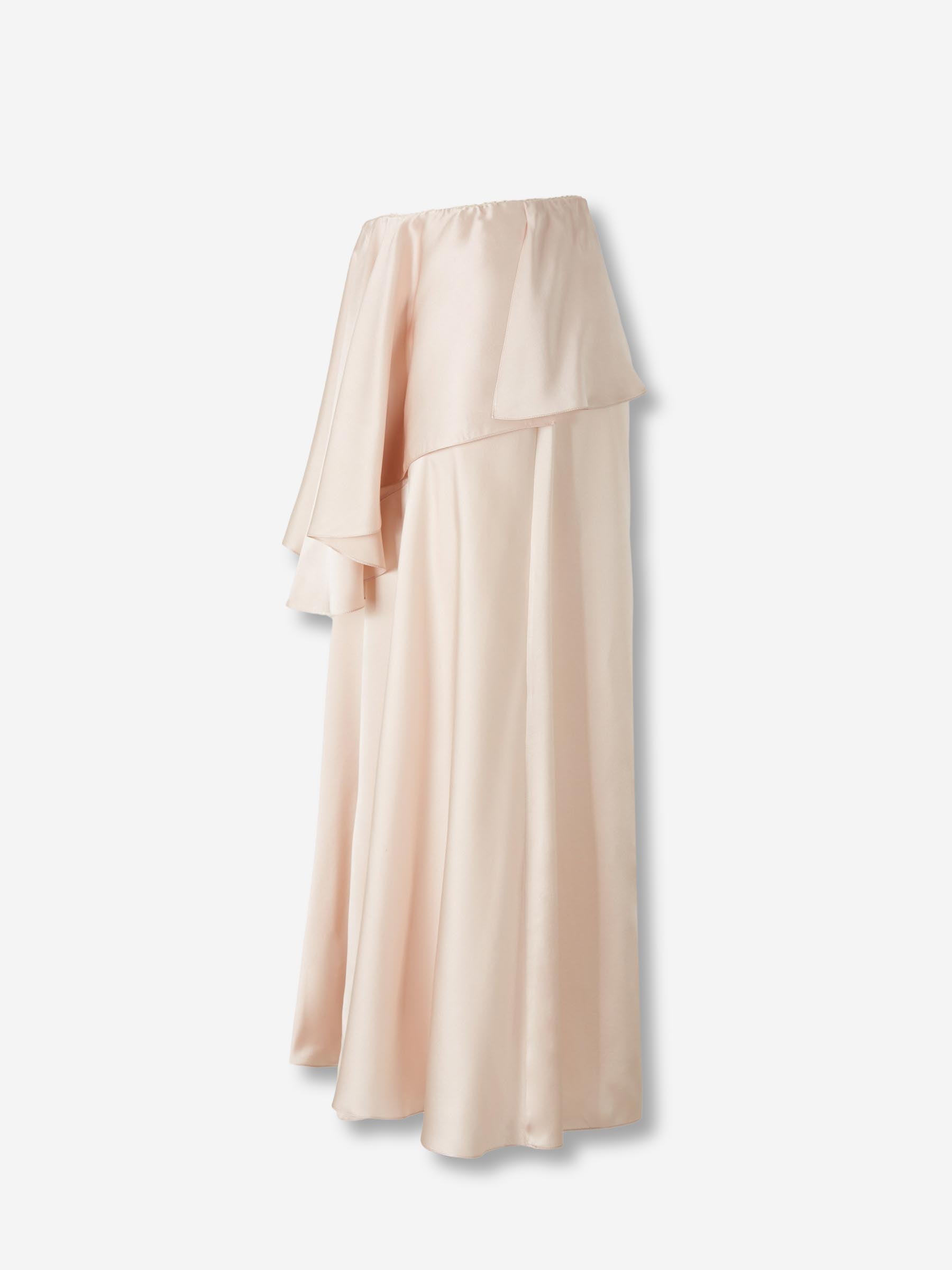 Chloé Mujer Barcelona Falda Midi Fluida color Rosa Palo sku 750-001716 01 - Foto 2