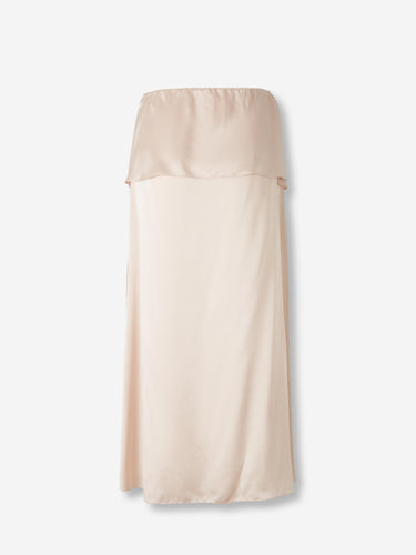 Chloé Mujer Barcelona Falda Midi Fluida color Rosa Palo sku 750-001716 01 - Foto 3