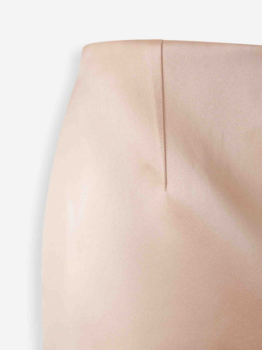 Chloé Mujer Barcelona Falda Mini Duquesa Satén color Rosa Envejecido sku 750-001717 01 - Foto 3