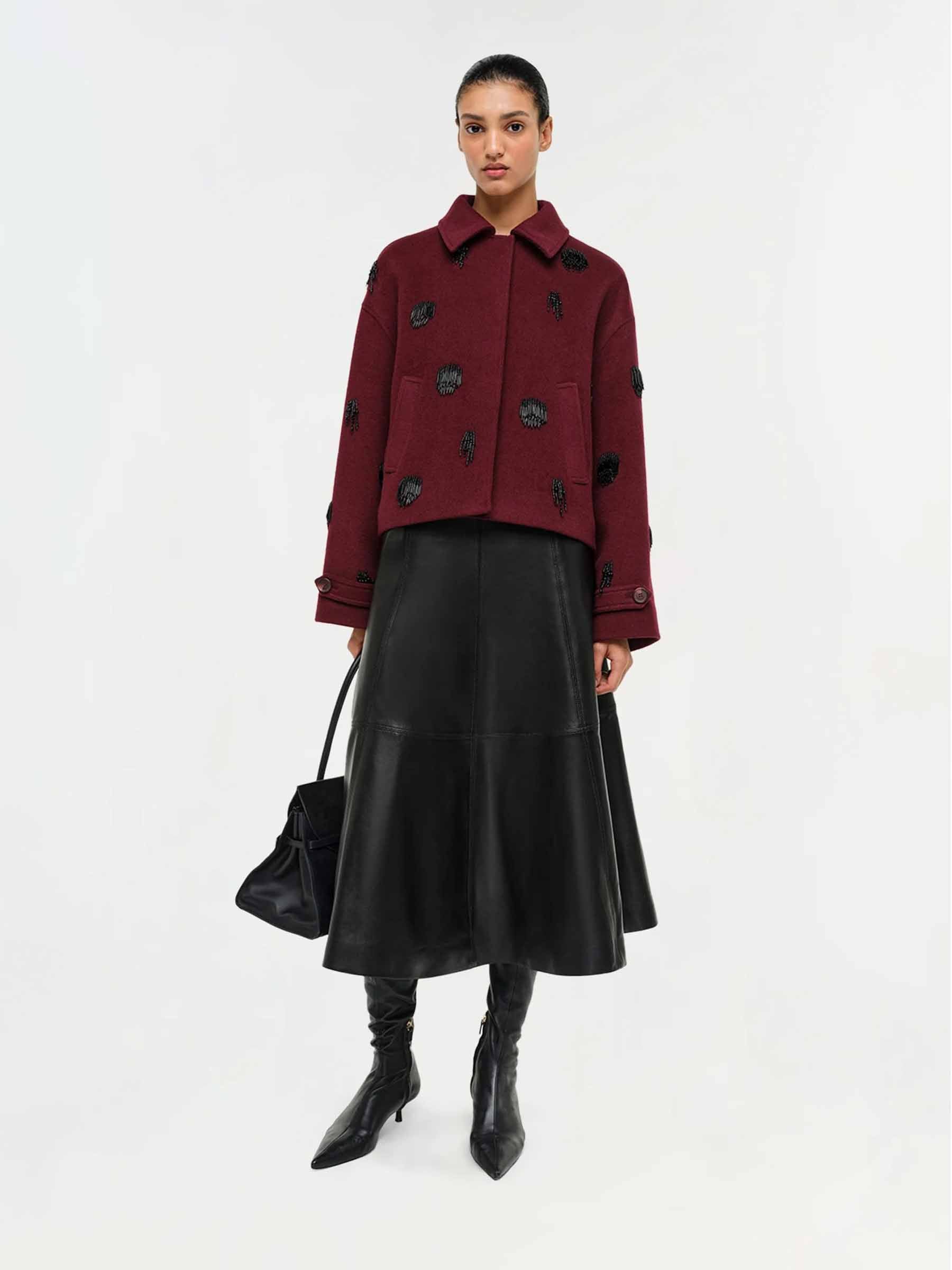 Simkhai Mujer Barcelona Falda Midi Ryma color Negro sku 750-001719 01 - Foto 2