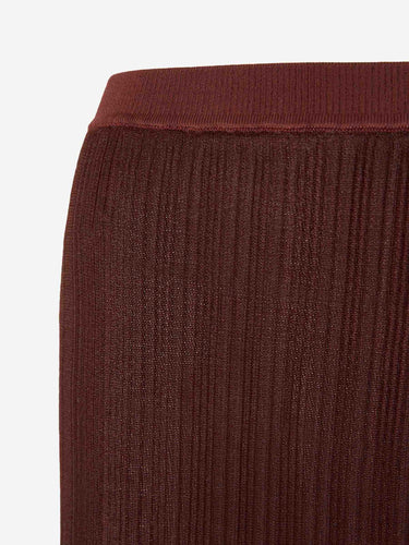 Simkhai Mujer Barcelona Falda Midi Kelso color Burdeos sku 750-001726 01 - Foto 4