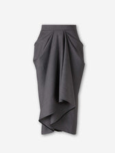 Givenchy Mujer Barcelona Falda Midi Drapeada color Gris sku 750-001727 01 - Foto 1
