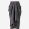 Givenchy Mujer Barcelona Falda Midi Drapeada color Gris sku 750-001727 01 - Foto 1
