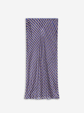 Dries Van Noten Mujer Barcelona Falda Midi Devoré color Violeta sku 750-001728 01 - Foto 1
