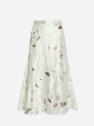 Erdem Mujer Barcelona Falda Midi Estampada color Marfil sku 750-001730 01 - Foto 1