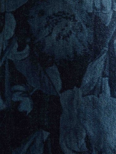 Erdem  Barcelona Falda Midi Denim color Azul Denim Oscuro sku 750-001731 01 - Foto 4