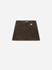 Courrèges Mujer Barcelona Falda Mini Vinyl color Burdeos sku 750-001732 01 - Foto 1