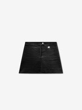 Courrèges Mujer Barcelona Falda Mini Vinyl color Negro sku 750-001732 02 - Foto 1
