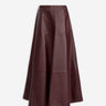 Altuzarra Mujer Barcelona Falda Midi Varda color Burdeos sku 750-001733 01 - Foto 1