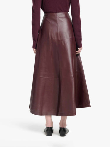 Altuzarra Mujer Barcelona Falda Midi Varda color Burdeos sku 750-001733 01 - Foto 4