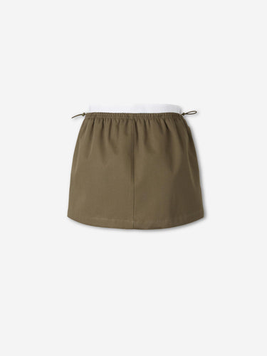 Alexander Wang Mujer Barcelona Falda Mini color Verde Militar sku 750-001736 01 - Foto 2