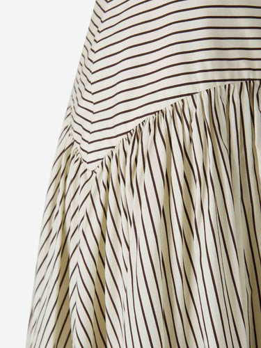 Staud Mujer Barcelona Falda Midi Rayas color Crema sku 750-001738 01 - Foto 3