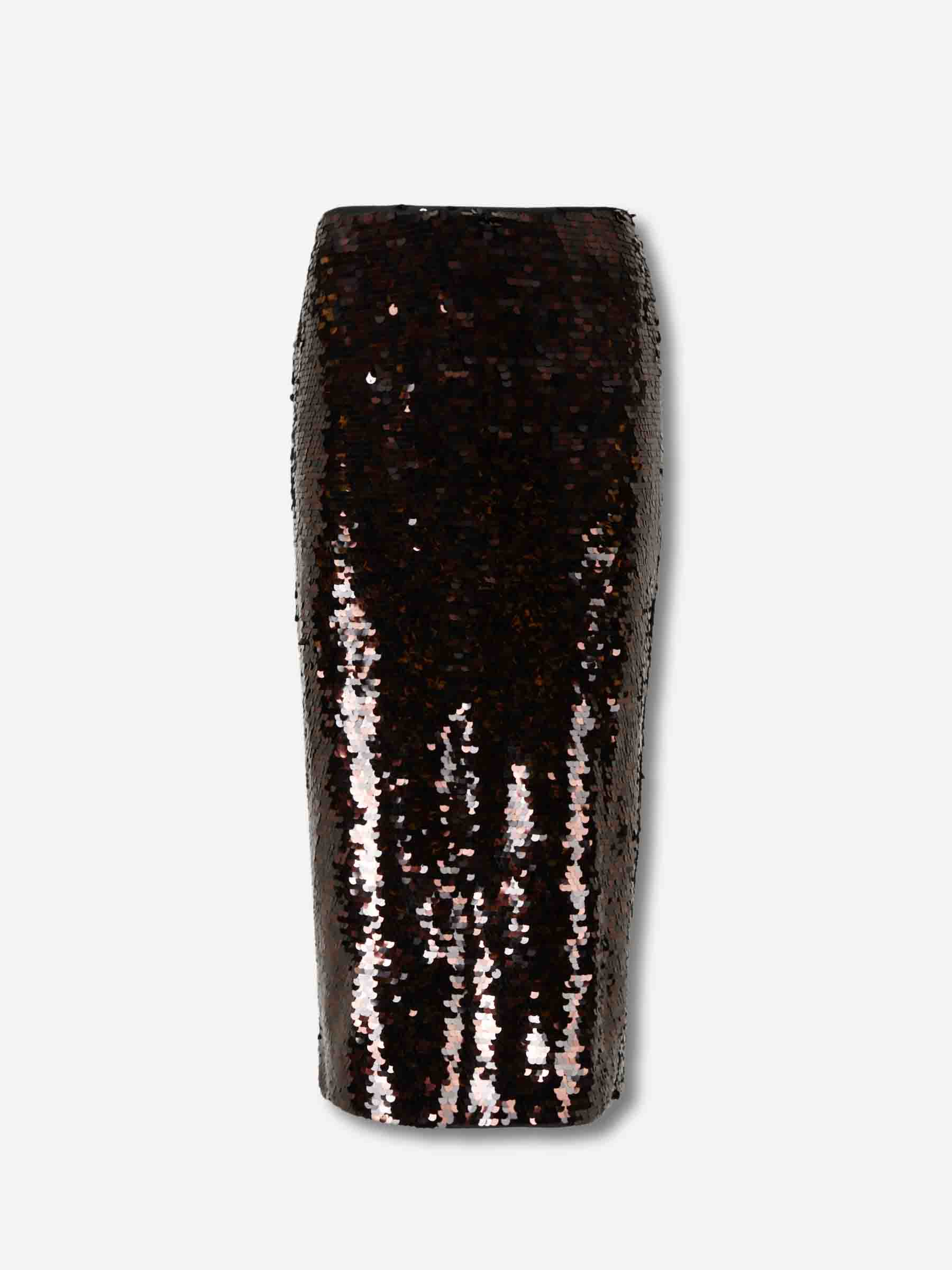 Staud Mujer Barcelona Falda Midi Ciara color Marrón Oscuro sku 750-001740 01 - Foto 1