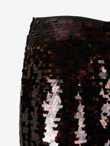 Staud Mujer Barcelona Falda Midi Ciara color Marrón Oscuro sku 750-001740 01 - Foto 3