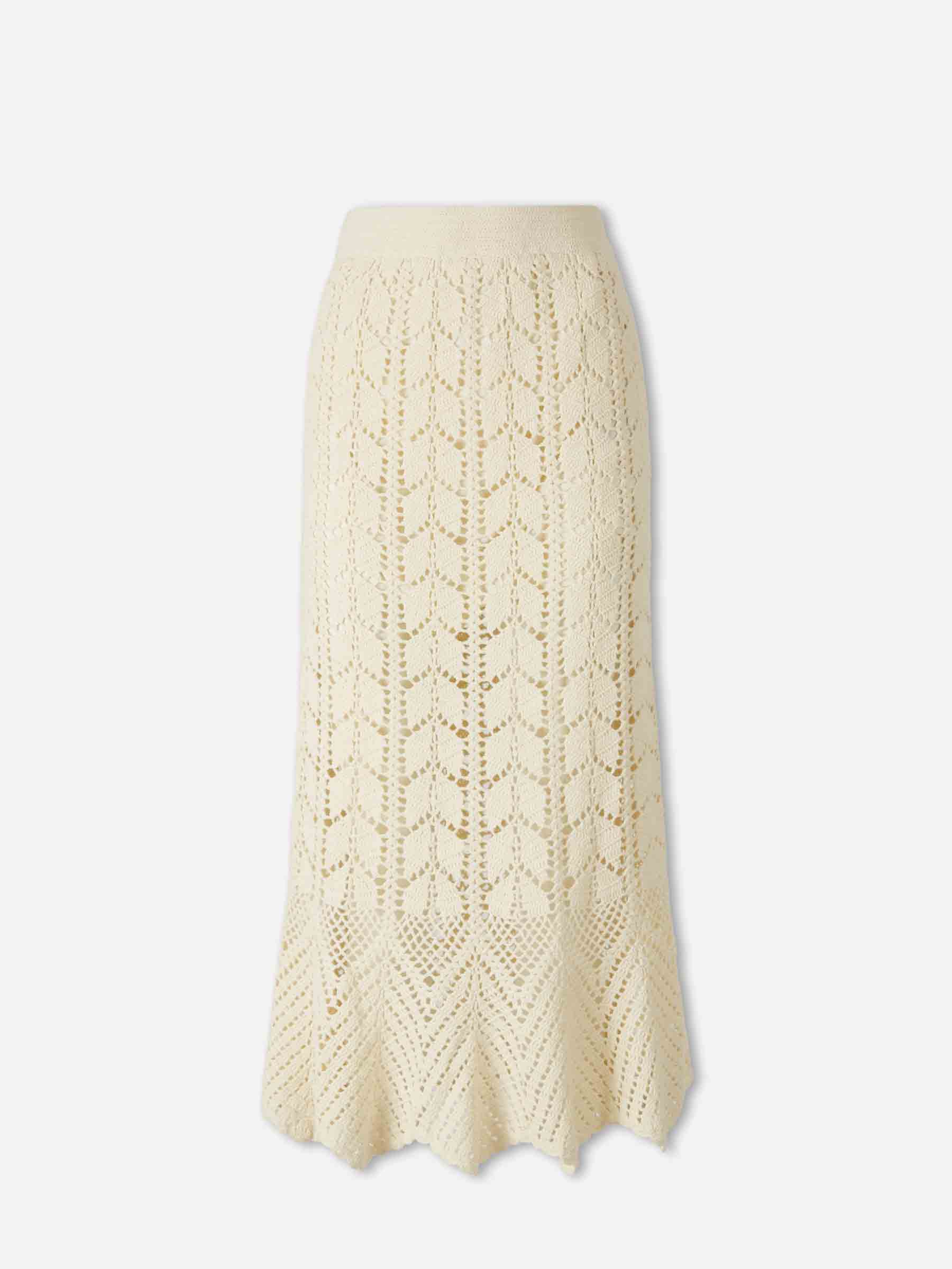 Zimmermann Mujer Barcelona Falda Midi Crochet color Crema sku 750-001744 01 - Foto 1