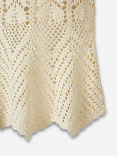 Zimmermann Mujer Barcelona Falda Midi Crochet color Crema sku 750-001744 01 - Foto 4