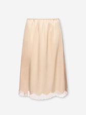 Magda Butrym Mujer Barcelona Falda Midi Satén color Melocotón sku 750-001747 01 - Foto 1