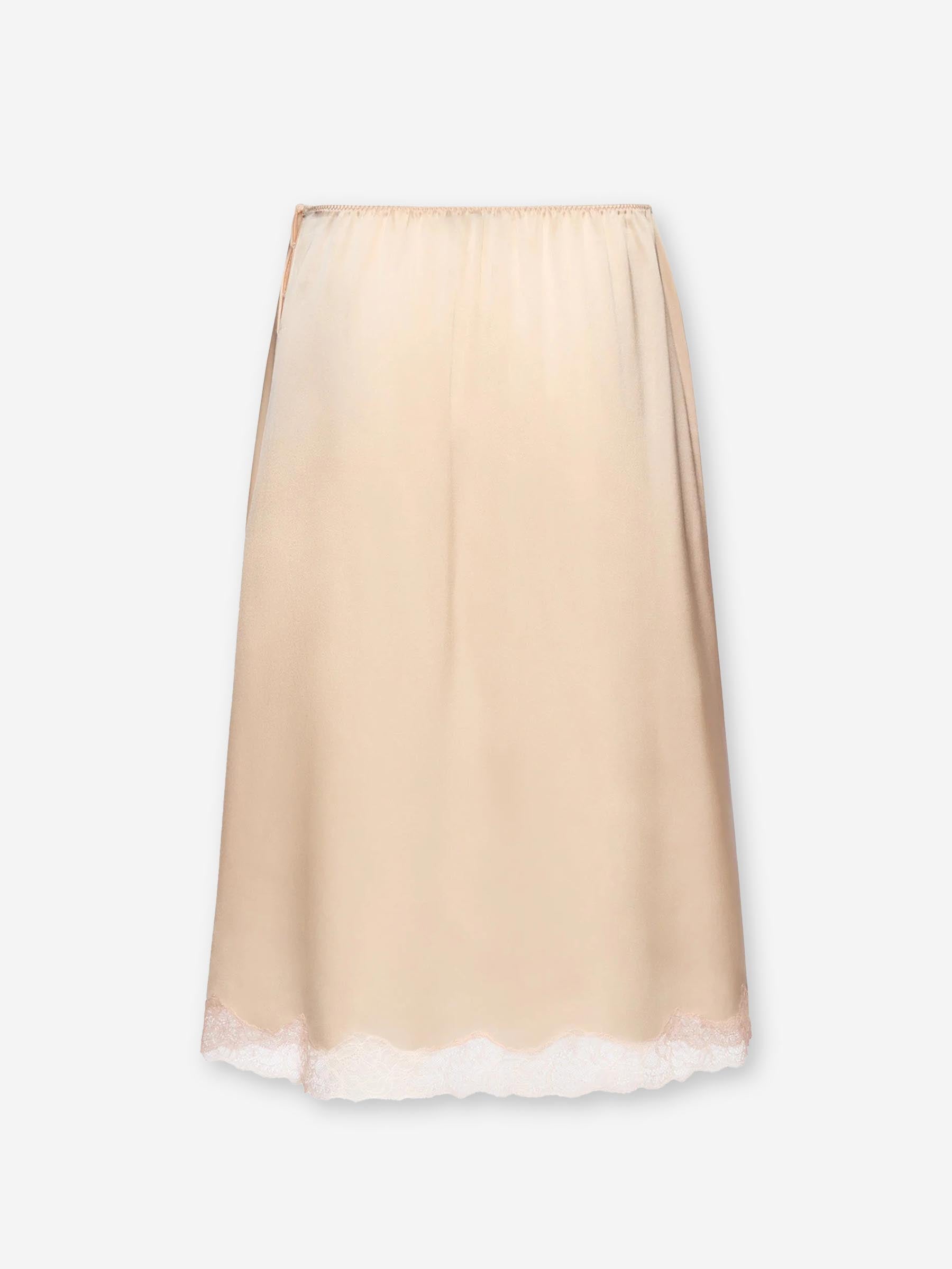 Magda Butrym Mujer Barcelona Falda Midi Satén color Melocotón sku 750-001747 01 - Foto 2
