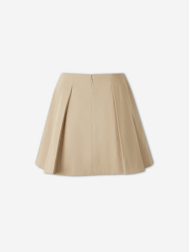 Balmain Mujer Barcelona Falda Midi Algodón color Camel sku 750-001752 01 - Foto 3