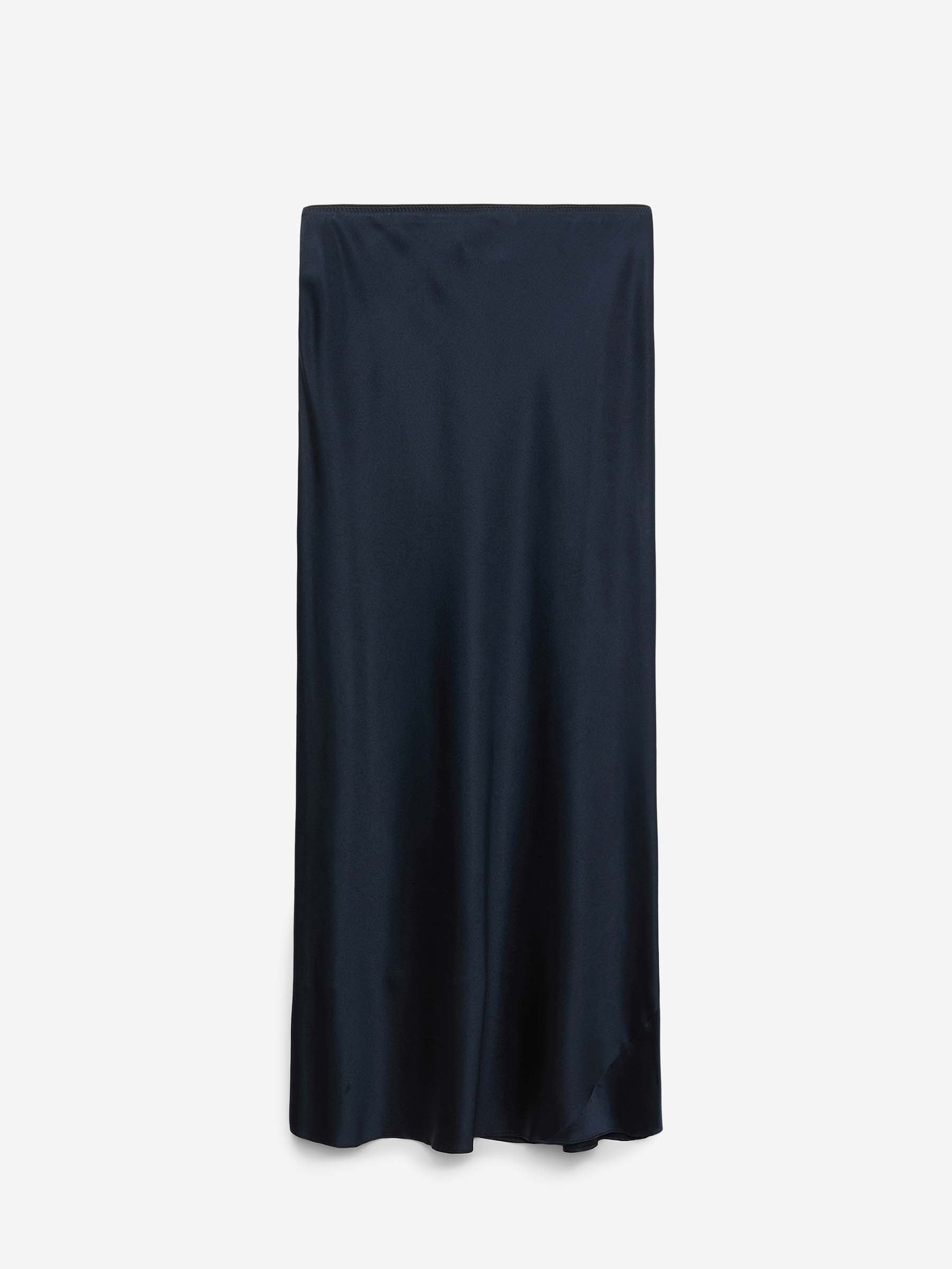 Dorothee Schumacher Mujer Barcelona Falda Midi Satén color Azul Noche sku 750-001756 01 - Foto 1