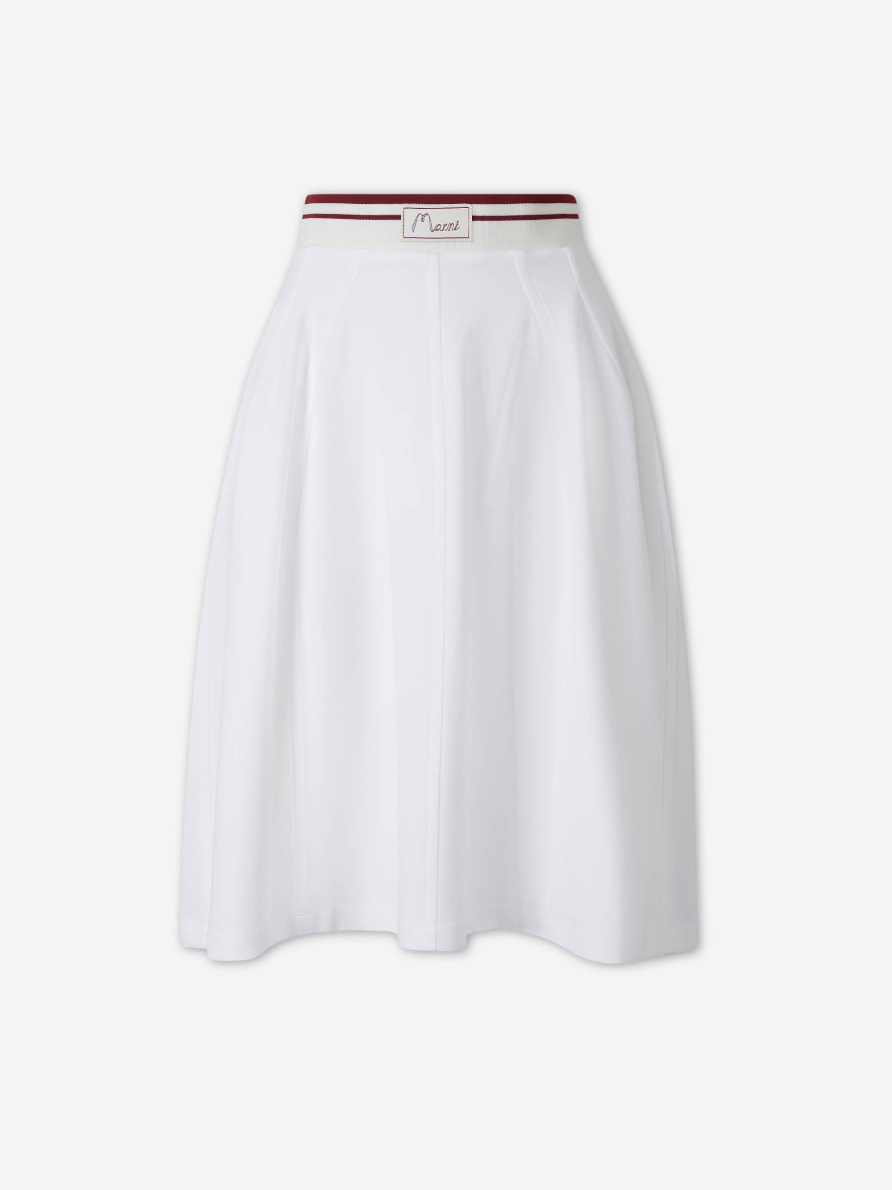 Marni Mujer Barcelona Falda Midi Logo color Blanco sku 750-001757 02 - Foto 1