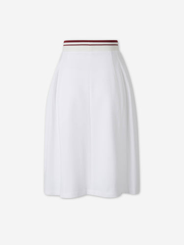 Marni Mujer Barcelona Falda Midi Logo color Blanco sku 750-001757 02 - Foto 3