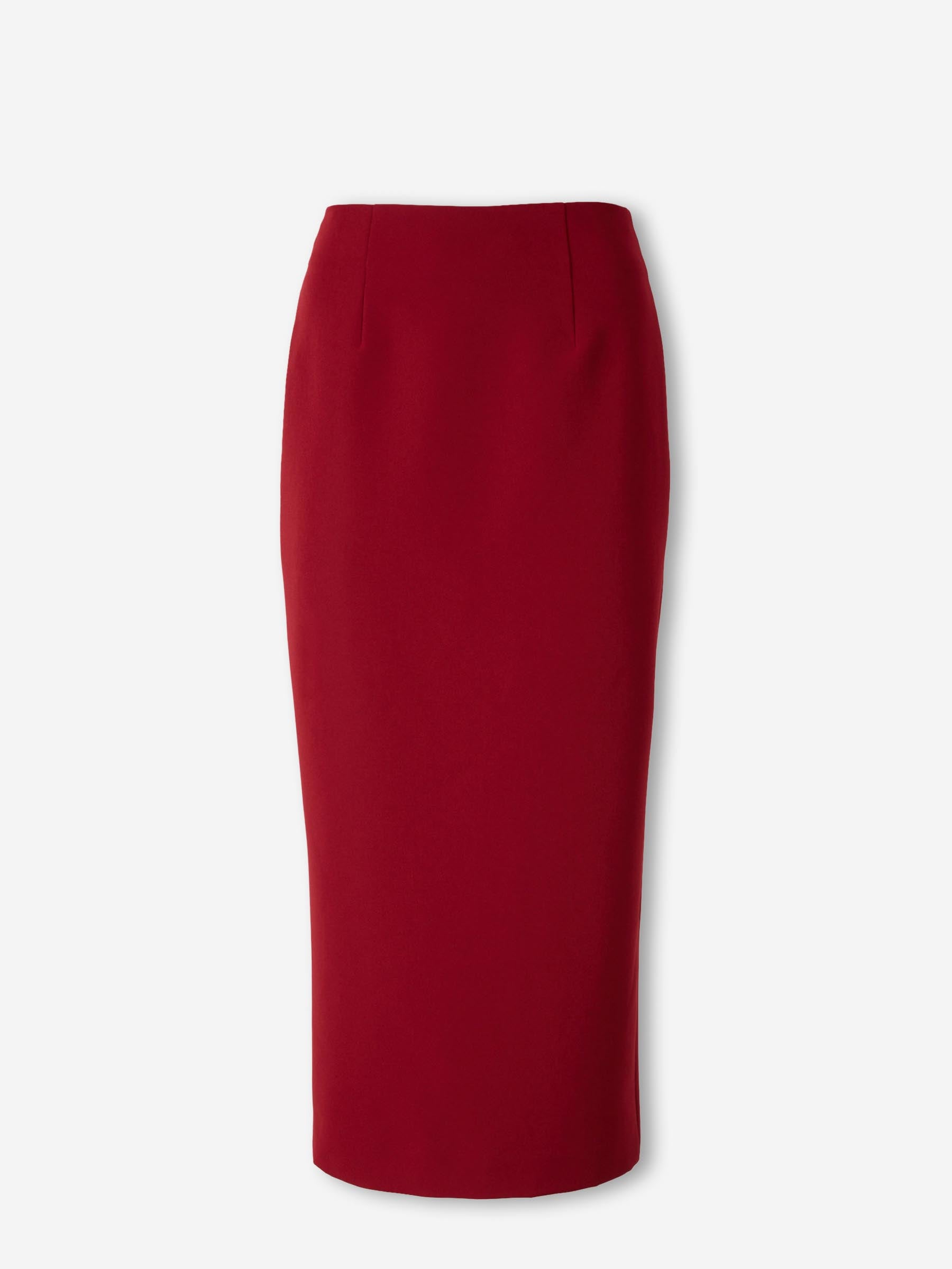 Roland Mouret Mujer Barcelona Falda Midi Crepe color Burdeos sku 750-001759 01 - Foto 1