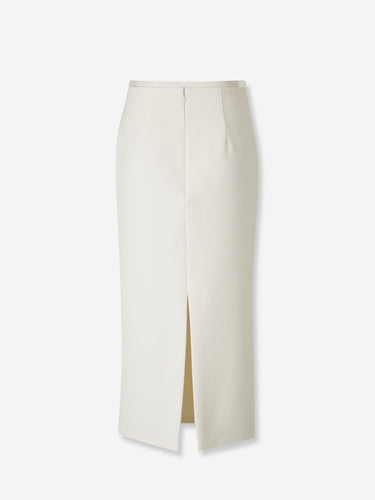 Roland Mouret Mujer Barcelona Falda Lápiz Midi color Marfil sku 750-001766 01 - Foto 3