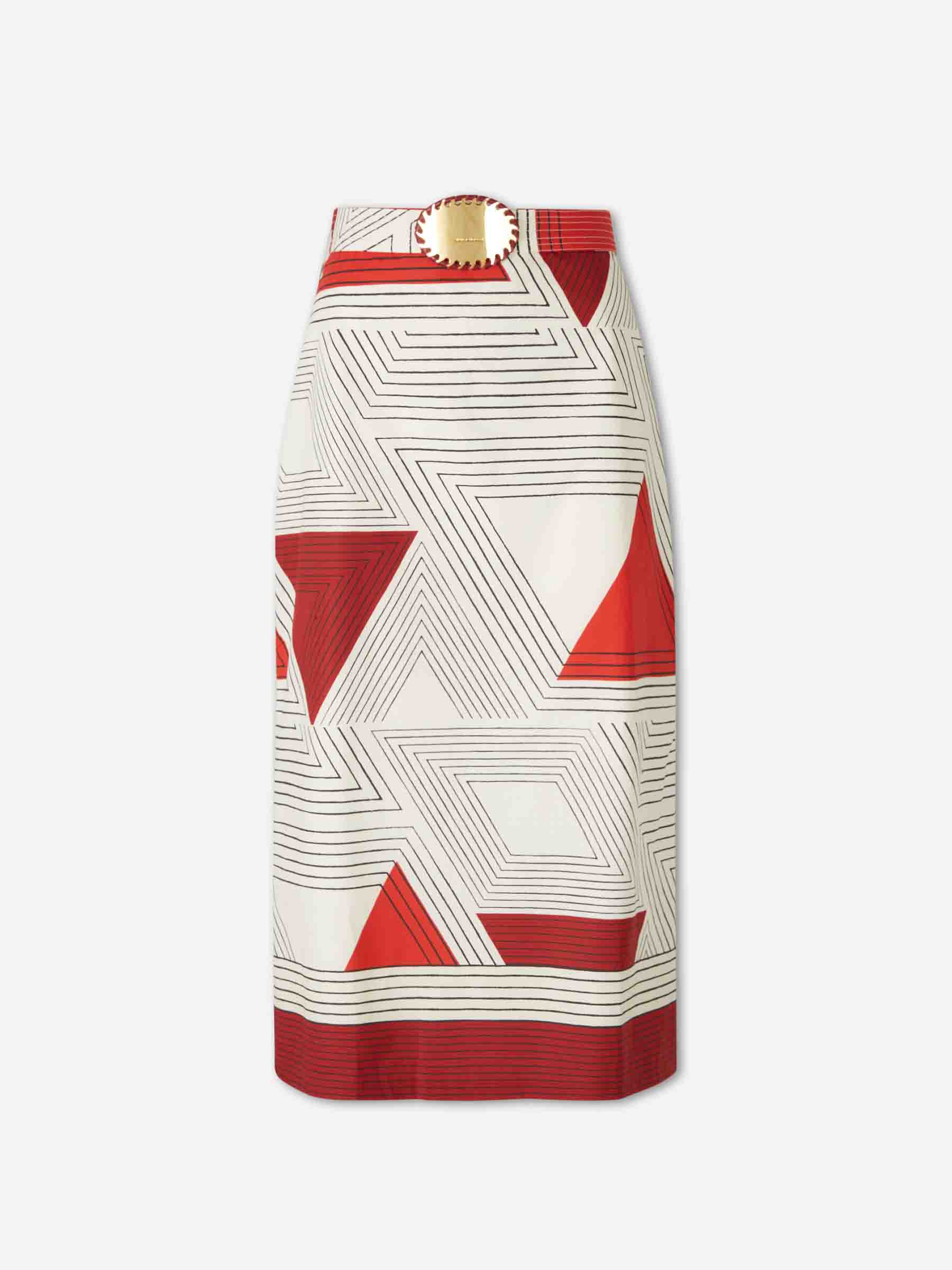 Silvia Tcherassi Mujer Barcelona Falda Midi Atira color Multicolor sku 750-001768 01 - Foto 1