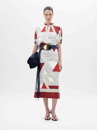 Silvia Tcherassi Mujer Barcelona Falda Midi Atira color Multicolor sku 750-001768 01 - Foto 2