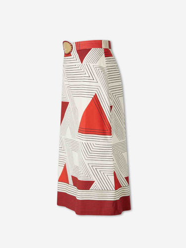 Silvia Tcherassi Mujer Barcelona Falda Midi Atira color Multicolor sku 750-001768 01 - Foto 3