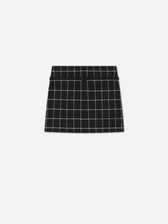 Courrèges Mujer Barcelona Falda Mini Cuadros color Blanco Y Negro sku 750-001770 01 - Foto 1