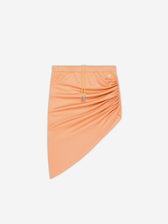 Courrèges Mujer Barcelona Falda Técnica Drapeada color Salmón sku 750-001771 01 - Foto 1